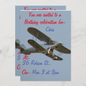 Invitation Aviation Art, Scale RC modèle de vol par. (Devant / Derrière)