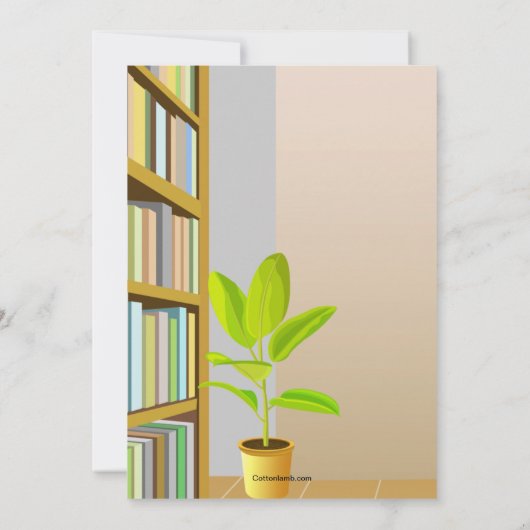 Invitation avide de club de lecture de lecteur (Dos)