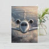 Invitation Avion à réaction privé exécutif (Debout devant)