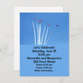 Invitation Avion canadien des Snowbirds (Devant / Derrière)