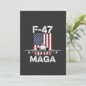 Invitation Avion de chasse officiel F47 Maga F-47 Jet Avion d (Debout devant)