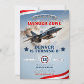 Invitation Avion de l'Armée de terre Jet pilote (Devant)