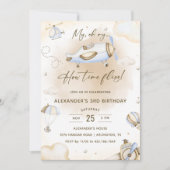 Invitation Avion Oh Mon temps vole 3e anniversaire (Devant)