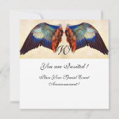 Invitation AVION PEUR D'UN MONogramme ROULEUR EUROPÉEN (Dos)