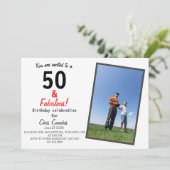 Invitation Avion RC Cinquante et fabuleux Cinquantième annive (Debout devant)