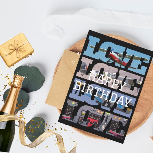 Invitation Avion Vol, Collage de photos, Aviation, Cool