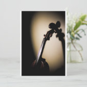 Invitation Avis de considérant de l'invitation de violon (Debout devant)