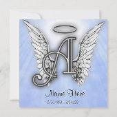 Invitation Avis de mise en mémoire (Dos)