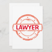 Invitation Avocat  (Devant / Derrière)