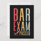 Invitation Avocat ayant réussi l'examen du barreau (Devant)