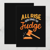 Invitation Avocat Debout Voici Le Juge (Devant / Derrière)