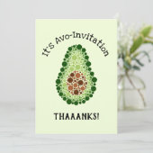 Invitation Avocat En Points (Debout devant)