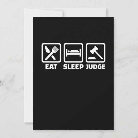 Invitation Avocat Manger Dormir Juge (Devant)