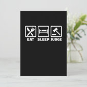 Invitation Avocat Manger Dormir Juge (Debout devant)