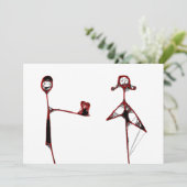 Invitation avoir mon cœur (Debout devant)