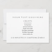 Invitation avoir mon cœur (Dos)