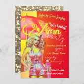 Invitation Avon Party (Devant / Derrière)