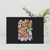 Invitation Avoue-le, tu vas me manquer cet été (Debout devant)