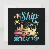 Invitation Aw Ship It's My Birthday Trip (Devant)