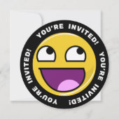 Invitation Awesome Face Meme (Devant)