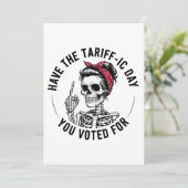 Invitation Ayez la journée Tarrafic que vous avez votée contr (Debout devant)