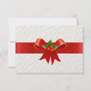 Invitation Ayez un joyeux dîner de Noël