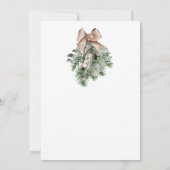 Invitation Ayez un joyeux petit Baby shower (Dos)