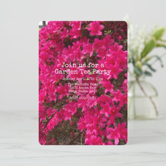 Invitation Azalée  (Debout devant)