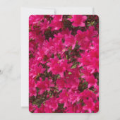 Invitation Azalée  (Dos)