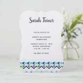 Invitation Aztec fille (Debout devant)
