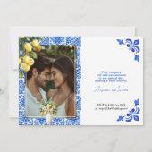 Invitation 🍋💙 Azul & Limone Romance édition photo (Dos)