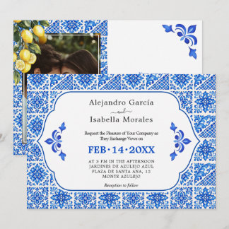 Invitation 🍋💙 Azul & Limone Romance édition photo