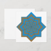 Invitation Azure and Ember Star (Devant / Derrière)