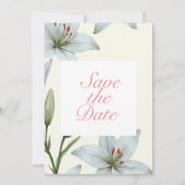 Invitation Azure Bloom V02 (Devant)