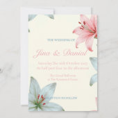 Invitation Azure Bloom V03 (Dos)