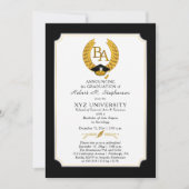 Invitation BA - Diplôme de licence ès lettres Collège Promoti (Devant)