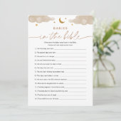 Invitation Babies Dans La Bible Twinkle Star Baby shower Jeu (Debout devant)