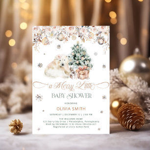 Invitation Baby Bear Un joyeux petit Baby shower de Baby show