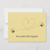 Invitation Baby Bee Boy Twins (Devant)