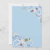 Invitation Baby Blue Quinceanera Cinderella Princess Annivers (Dos)