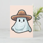 Invitation Baby Boo Cowboy Ghost Halloween Collection (Debout devant)