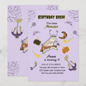 Invitation Baby boo ghost (Devant / Derrière)