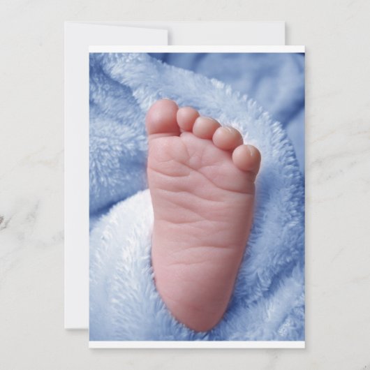 Invitation Baby Boy (Devant)