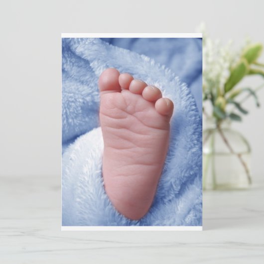 Invitation Baby Boy (Debout devant)