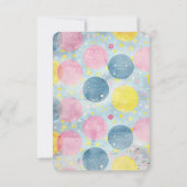 Invitation Baby Boy Bee In A Flower Shower  (Dos)