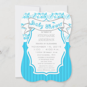 Invitation Baby Boy Bicycle Vintage pour Conçu pour 2 Baby Bo