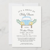 Invitation Baby Boy Drive Par Baby shower (Devant)