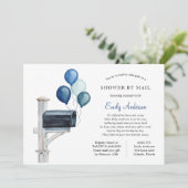 Invitation Baby Boy Longue Distance Show par la poste (Debout devant)