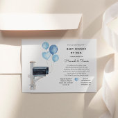 Invitation Baby Boy Longue Distance Show par la poste