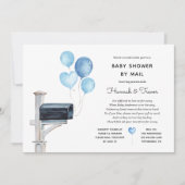 Invitation Baby Boy Longue Distance Show par la poste (Devant)